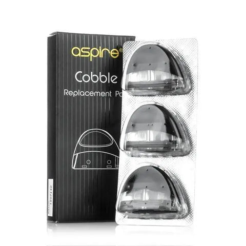 ASPIRE COBBLE POD REPLACEMENT 3 PACK - Cream Of Croydon / Urban Vapez
