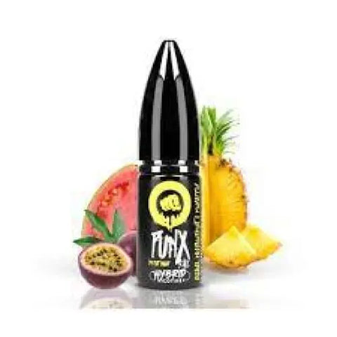 RIOT SQUAD PUNX NIC SALTS GUAVA, PASSIONFRUIT & PINEAPPLE - Cream Of Croydon / Urban Vapez